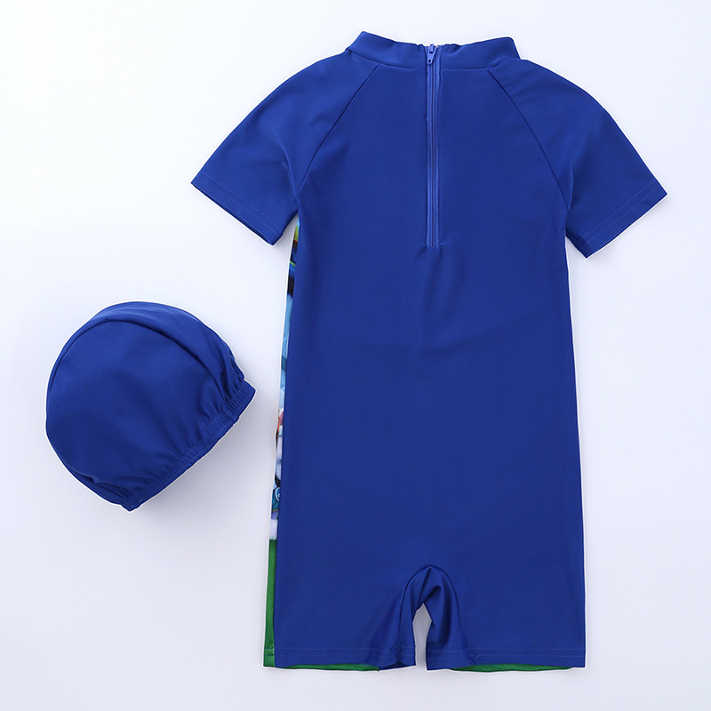 Paw Patrol - Lot De 2 Maillots De Bain Garçon - Bleu - 88% Polyester 12% Élasthanne