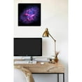 thumbnail image 4 of Epic Graffiti  "Mystic Mountain Infrared" Hubble Space Telescope Giclee Canvas Wall Art - Blue 26" x 26", 4 of 5
