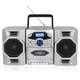 thumbnail image 1 of Boombox portátil Emerson reproductor de CD y cassette con radio AM/FM, 1 of 7
