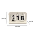 thumbnail image 3 of Fiudx Ofertas relámpago Calendario plegable para el hogar, estudio, dormitorio, calendario de escritorio, adornos decorativos, adornos para la sala de estar del dormitorio, 3 of 6