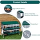 thumbnail image 2 of Caja Nido para Gallinas, 10 Compartimentos, Caja con Patas Metálicas, Caja Rodante para Huevos con Tapa Protectora, 2 of 7