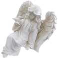 thumbnail image 4 of FRCOLOR Resin Angel Statue Small Angel Statue Figurine Decorative Angel Decoration Indoor Angel Sculpture, 4 of 8