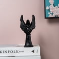 thumbnail image 3 of Angel Statue with Wings Resin Figurine,Birthday Gift,Decorative Sculpture Desktop Decoration for Entrance Desk Home Decor, White, 3 of 6