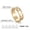 Gold, variant on Minimalist Phase of the Moon Rings Geometric Crescent Moon Finger Ring Gifts