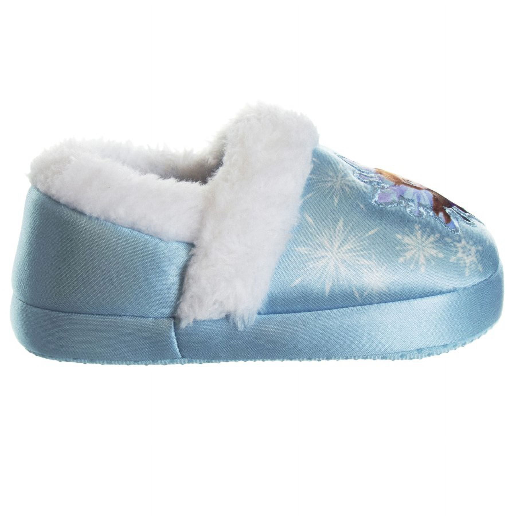 Disney Frozen Anna and Elsa Girls Dual Sizes Slippers