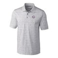 thumbnail image 2 of Men's Cutter & Buck Steel TCU Horned Frogs Advantage Space Dye Tri-Blend Polo, 2 of 3