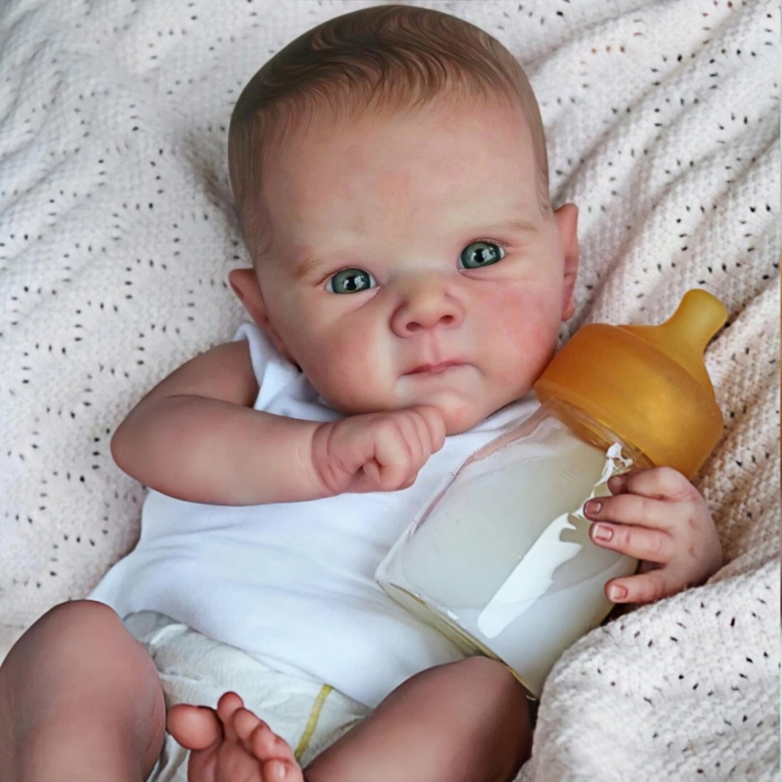 Adorable 18 inch reborn baby doll,  gift for Kids Age 3+