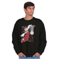 thumbnail image 3 of Popeye Basketball Dunk Cartoon Men's Crewneck Sweatshirt Brisco Brands S, 3 of 5