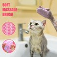 thumbnail image 4 of Kit de aseo para gatos ONEZYE 5 en 1, cepillos rosas, 4 of 7