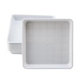 thumbnail image 3 of 10 piezas Platillos para plantas Bandejas para plantas Bandejas para macetas Bandejas para goteo de agua para plantas Blanco, 3 of 8