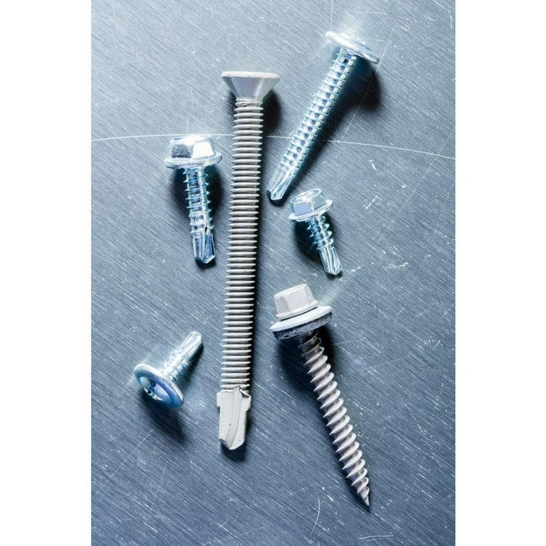 #9-15 x 1 in. External Hex Washer Head Sharp Point Roofing Screw (360-Pack) #9-15 x 1 in. External Hex Washer Head Sharp Point Roofing Screw (360-Pack)