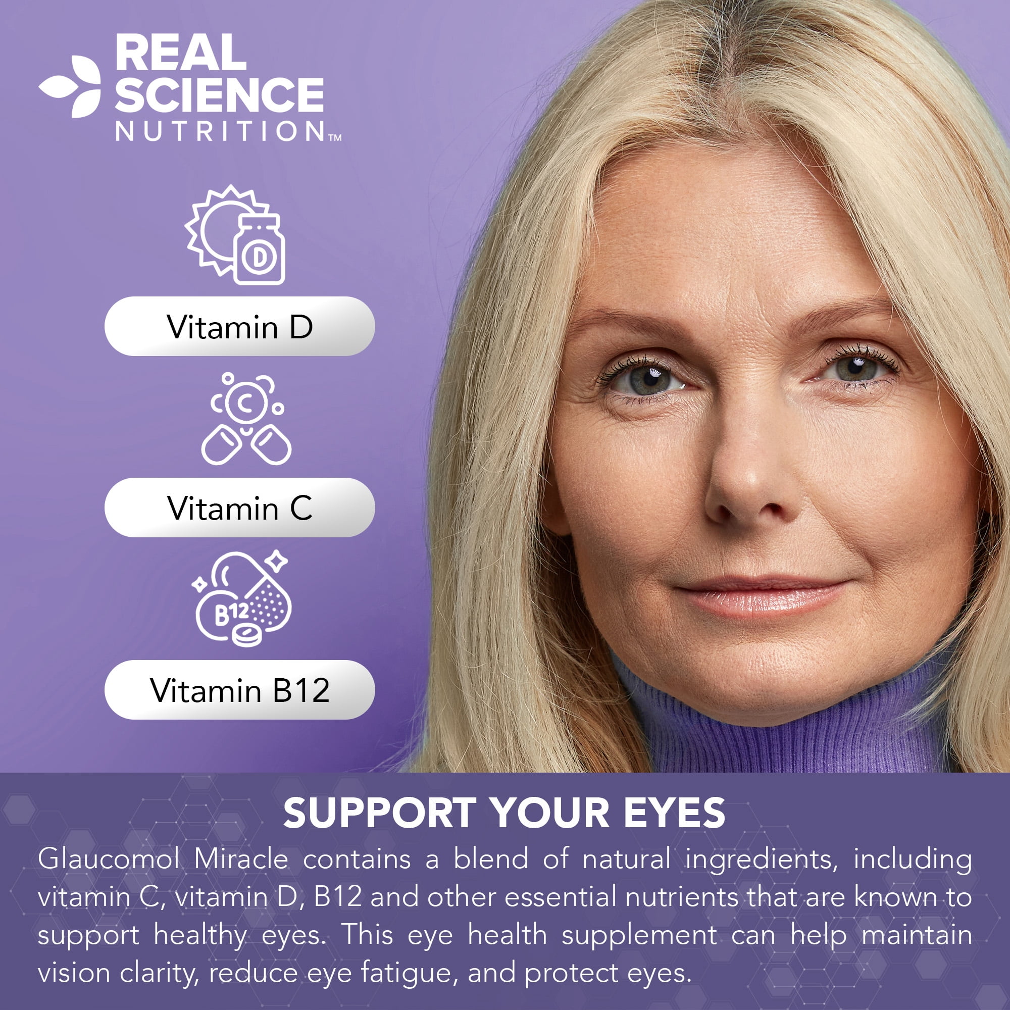 Glaucomanol Miracle - An All Natural Supplement - Vitamins For Vision Clarity, Vision Support Supplement, and Eye Health