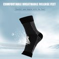 thumbnail image 4 of Calcetines de compresión Manga del pie Tobillera deportiva para mujeres Hombres (L/XL) Negro JShteea Para Estrenar, 4 of 6