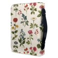 thumbnail image 3 of HELLHERO Vintage Floral Bible Bag with Durable Zipper, PU Leather Protective Bible Case for Church and Daily Bible Study, 3 of 12