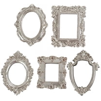 DESIGNICE 5Pcs Vintage Picture Frames,Home Blend Small Picture Frames,Versatile Use Photo Frame,5.91"X3.94",Style3