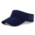 thumbnail image 2 of Fabrcox Unisex Sports Sun Visor Hats Adjustable Empty Top Baseball Cap Spring Summer Going Out Tennis Caps for Women Men Blue 21.26-23.62", 2 of 3