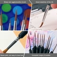 thumbnail image 2 of 11PCS Detail Paint Brush Fine Tip, Micro Paint Brush Set Professional, Miniature Painting Brushes, Mini Paint Brush Kit for Watercolor, Nail Oil, Line Drawing, Scale Model Painting (11 Sizes), 2 of 7
