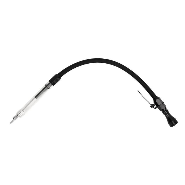 Jauge d'huile moteur flexible en acier inoxydable, outil de jauge de niveau d'huile pour LSX LS1 LS2 LS2 LS6 4,8 L 5,7 L 6,0 L 6,2 L noir
