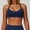 47#Dark Blue, variant on Sports Bras for Women Adjustable Thin Straps Yoga Crop Tank Top Basic Wireless Cami Light Support Pink L