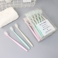 thumbnail image 3 of serony 10PC Toothbrush Soft Dense Toothbrush With Holder Deep Cleaning Brush For Tools pink 1Set, 3 of 6