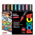 thumbnail image 1 of POSCA colouring - Pc-5M Metallic Set of 8 - In gift Box, 1 of 4