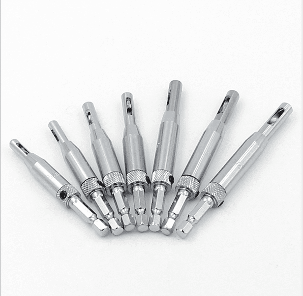 7Piece Door And Window Lock Hinge Drill Bit Set, Hinge