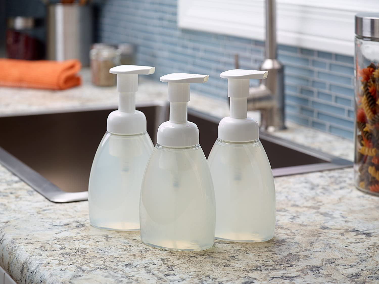 foam soap dispenser for kitchen sink