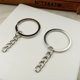 thumbnail image 3 of unbranded 50Ud Anillos Para Llaves Dorados En Metal Con Corto Y Acabado Plateado, 3 of 8