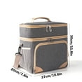 thumbnail image 3 of Men Lunch Bags for Work Lunch Box for Women Insulated Lunch Bag Leakproof Cooler Bag Personalized Adult Lunch Box with Adjustable Shoulder Strap for Stuff Teacher for Work Lunch Box for Adults, 3 of 6
