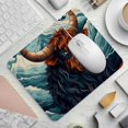 thumbnail image 2 of Yak Square Non-Slip Rubber Bottom Printed Desk Mat Mousepad for Office and Gaming - 8.3x9.8 Inch, 2 of 6