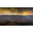 thumbnail image 2 of Lin, Ning 18x12 Black Ornate Wood Framed with Double Matting Museum Art Print Titled - Grand Canyon Monsoon, 2 of 4