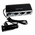thumbnail image 2 of Cargador de coche de un minuto, tres encendedores de 12 V, uno de arrastre, tres con enchufe de conversión de coche multifunción USB, 2 of 3
