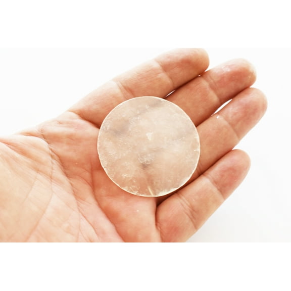 Set of 25 Capiz Shells - Round Cut - 2" Diameter - for Crafts (Wind Chimes / Seashell Curtains)