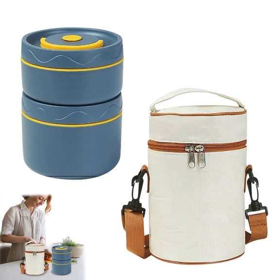 Stainless Soup Container 304, Wide‑Mouth Insulated Leak‑Proof Lunch Jar with Carry Bag, for Hot Food Storage, School Student Lunch and Office Worker Daily Meal Prep