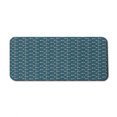 thumbnail image 1 of Abstract Computer Mouse Pad, Brush Stroked Xo Lettering on Dashed Rain Effect Background, Rectangle Non-Slip Rubber Mousepad X-Large, 35" x 15" Gaming Size, Petrol Blue Dark Teal, by Ambesonne, 1 of 2