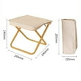 thumbnail image 5 of Outdoor folding stool Camping chair Park stool Picnic small Mazar fishing chair Portable small bench folding chair, 5 of 9