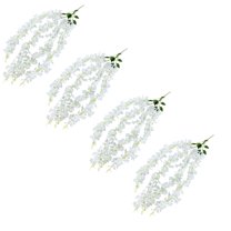 4.3FT Wisteria Vine - Hanging Silk Flower Garland for Weddings, Parties, Backdrops & Outdoor Decor - Artificial Wisteria Flowers