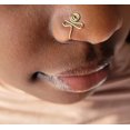 thumbnail image 2 of African Nose Cuff, Nose Cuff Non Piercing, Gold Nose Cuff, Fake Nose Ring, Clip On Nose Ring For Women Men, 2 of 2