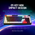 thumbnail image 4 of Mechanical Gaming Keyboard, Blue Switch, LED RGB Backlit, 98 Keys Compact Wired Computer Keyboards for Windows Laptop PC Gamer, 4 of 10