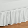 thumbnail image 2 of Your Zone Ruffled Microfiber Bed Skirt, White, Twin, 2 of 4