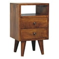 thumbnail image 3 of Artisan Furniture Solid Wood Mini Classic Chestnut Nightstand, 3 of 9