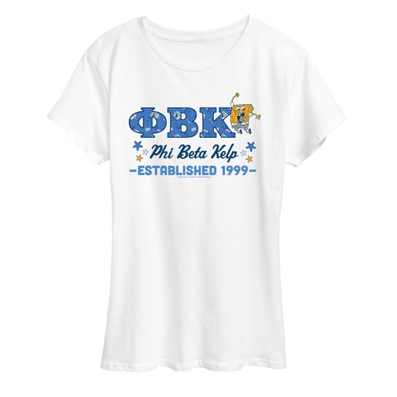 Spongebob Squarepants - Phi Beta Kelp Est 1999 - Women's Short Sleeve Graphic T-Shirt