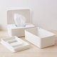thumbnail image 3 of Wipes Dispenser Box Dry Wet Tissue Case Dustproof Paper Towel Box with Cover, 3 of 4