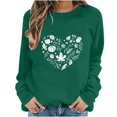 thumbnail image 2 of NSLGXD Halloween Sweatshirts for Women Cute Graphic Pullovers Vintage Loose Fit Round Neck Long Sleeve Sweat Tops Halloween Costumes S-2XL, 2 of 6