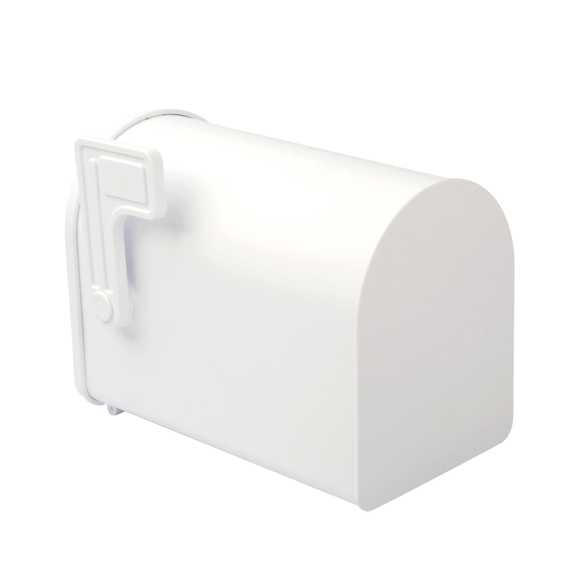 Pen+Gear White Plastic Mailbox Desktop Organizer Storage Bin