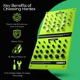 thumbnail image 6 of Hardex Thread Checker with All-Metal Board, Nut & Bolt Gauge, Easy-to-Use, 1 Count, 6 of 6