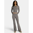 thumbnail image 2 of Madden NYC Women’s Heart Top with Long Sleeves, Sizes XXS-XXL, 2 of 5