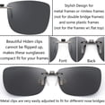 thumbnail image 3 of Gafas de sol Clip On CAXMAN JESSIEDANTON con lente gris polarizada, 3 of 6