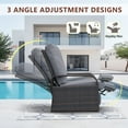 thumbnail image 5 of ATR ART to REAL Adjustable Reclining Patio Chair for Outdoor or Indoor,Grey, 5 of 12