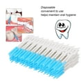 thumbnail image 2 of Gecheer 160pcs Double-ended Toothpick Soft Silicone Tooth Picks Floss Interdental Brush Stick Hygiene Tools, 2 of 7